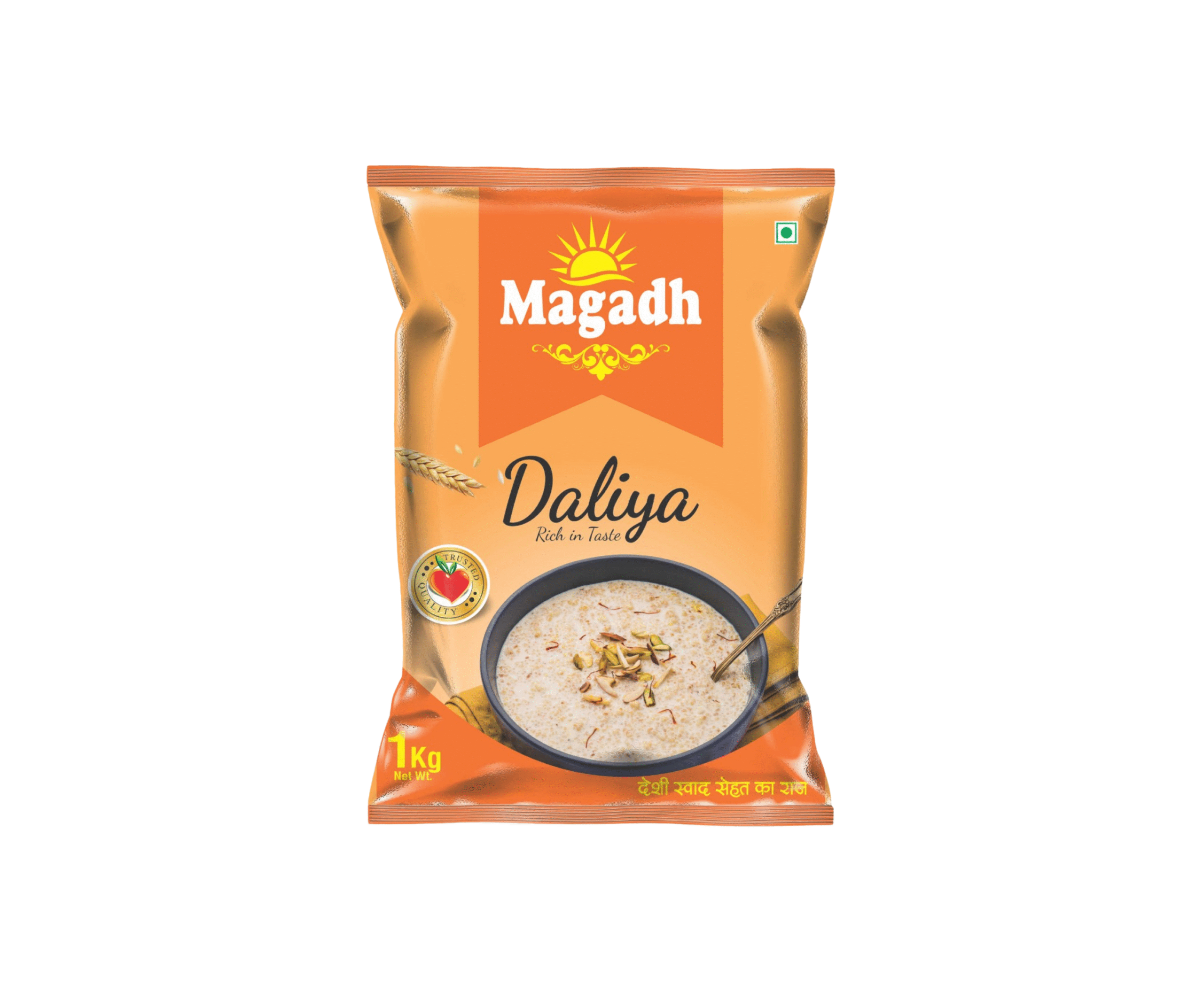 Magadh Daliya - Rich in Taste, 1kg pack with healthy and tasty wheat porridge