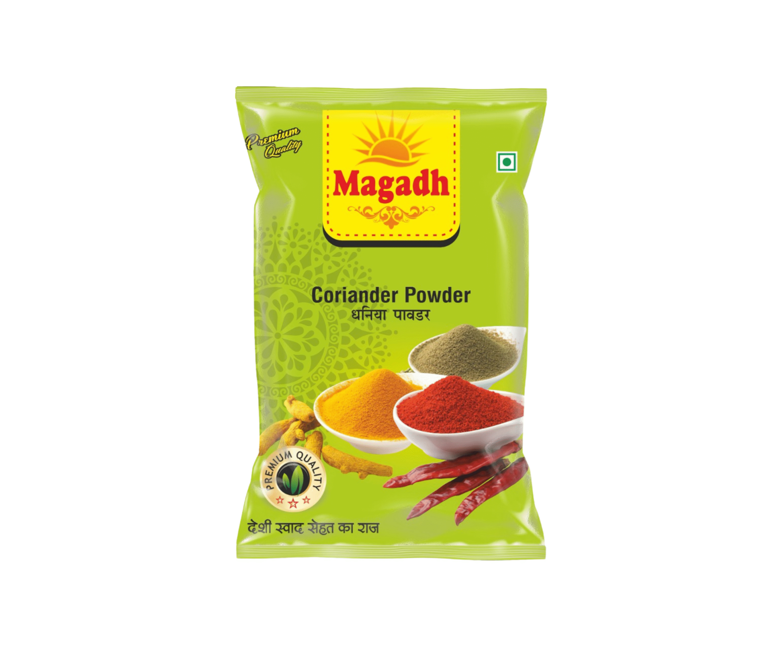 this is a magadh dahniya powder pouch image